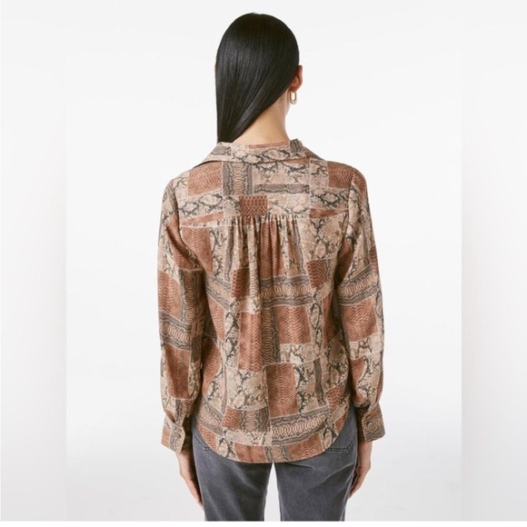 Silk snake print shirt - Picture 1 of 7